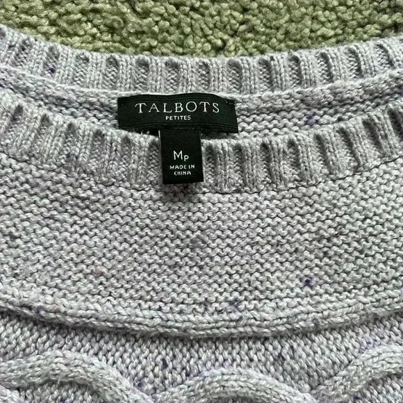 talbots purple sweater - Picture 2 of 4